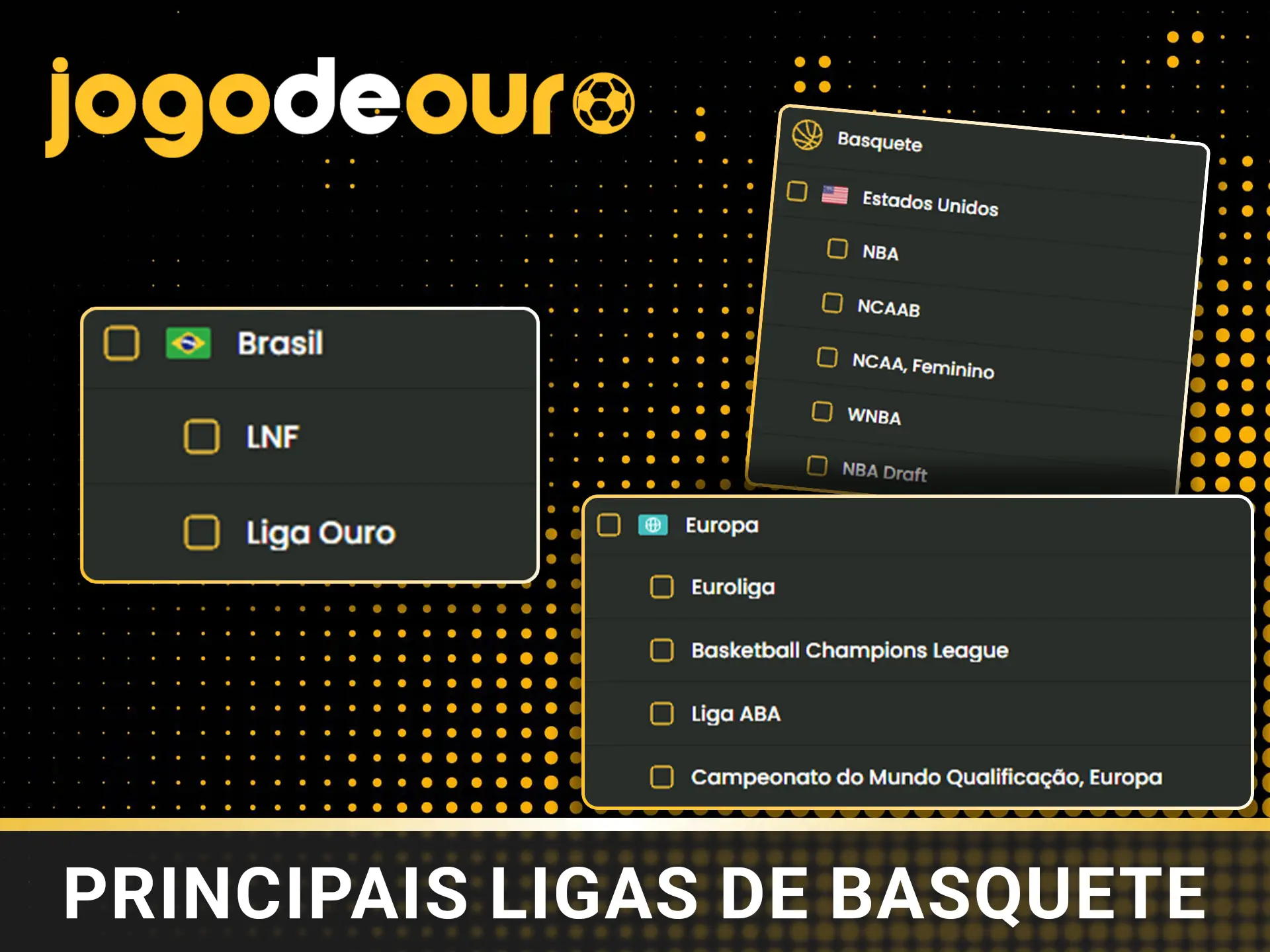 Ligas de basquete para apostar Jogo de Ouro.