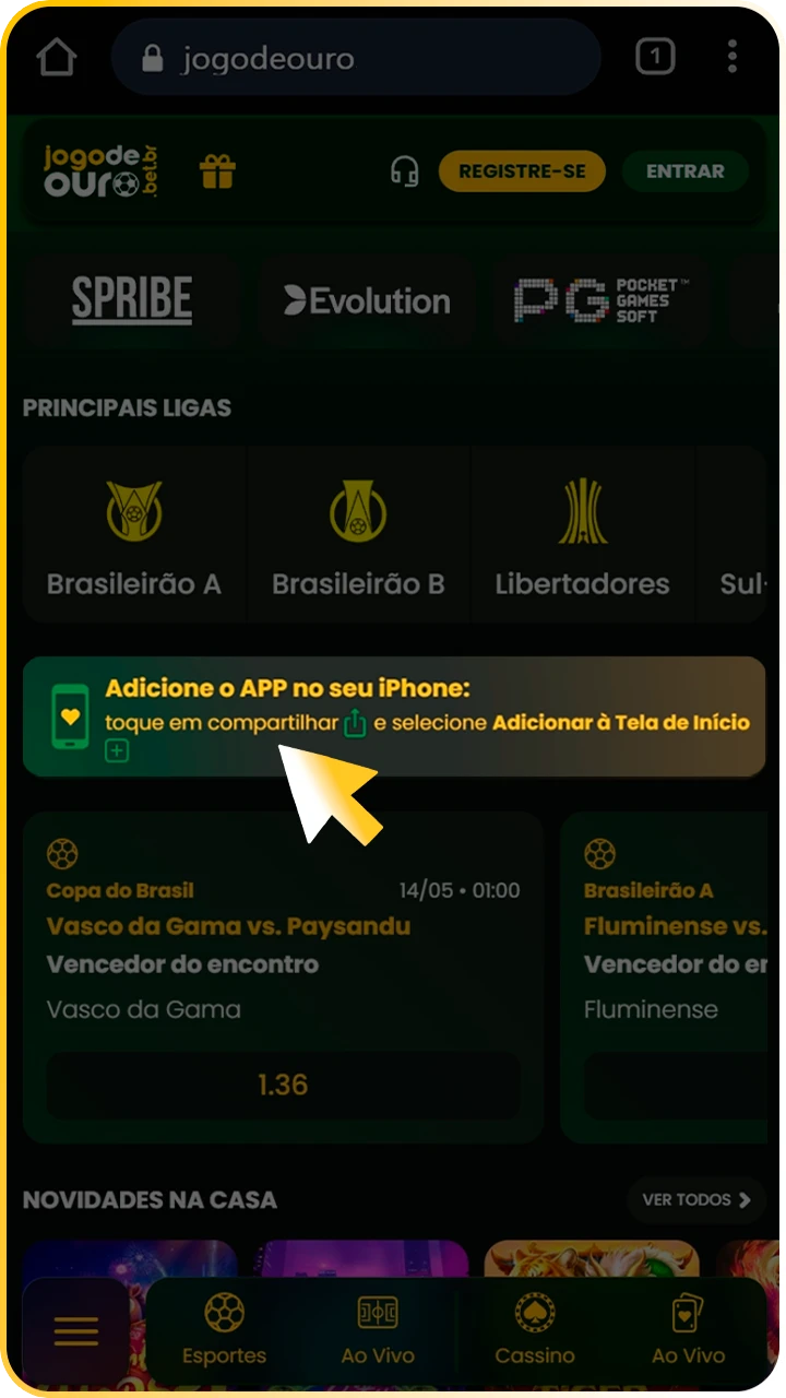 Baixe o aplicativo de apostas Jogo de Ouro.