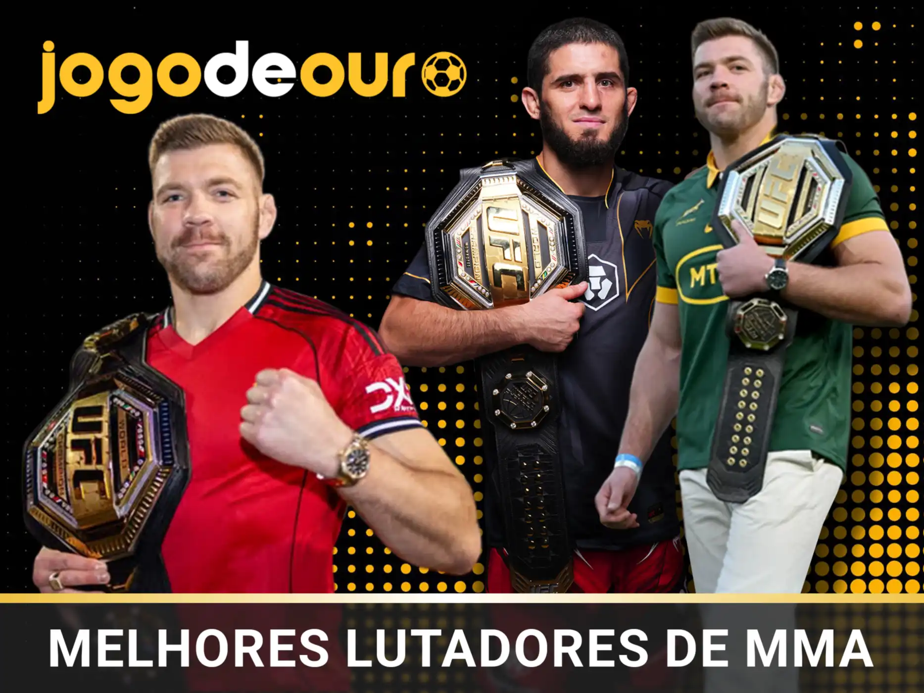Melhores lutadores para apostar no Jogo de Ouro.
